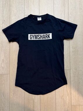 Gymshark Navy Logo T-Shirt Men’s Size XS Athletic Fit